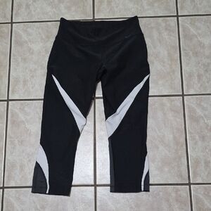 Nike Black and White Athletic Leggings